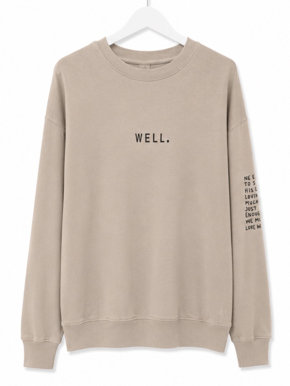WELL. Crewneck Sweatshirt - Beige